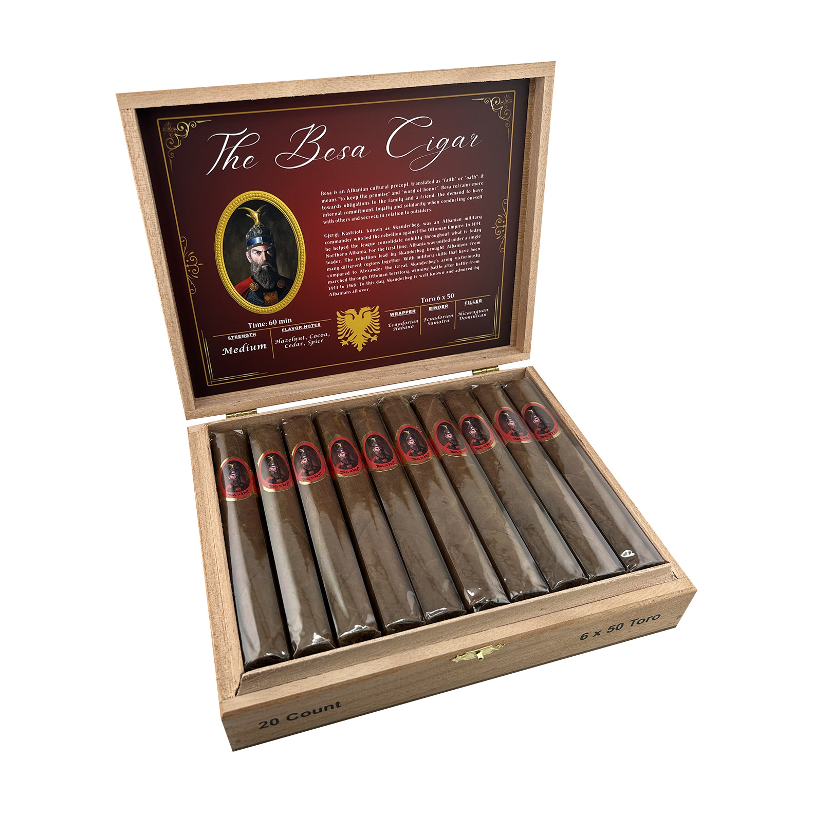 Besa Toro Cigar - Box